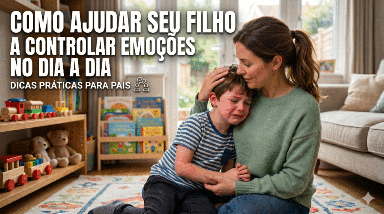 10 dicas para ajudar seu filho a lidar com emoções de forma saudável